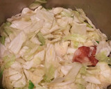 A picture of step 1 of Simmering Cabbage.