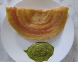 A picture of step 4 of Yellow split gram dosa (Mung dal dosa).