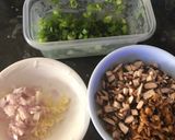 Hình bước làm 1 của món Vegan mapo tofu