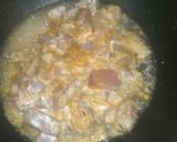 A picture of step 3 of Fry kaleji.