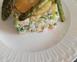 Foto del paso 15 de la receta: Ensaladilla con piña, espárragos y mahonesa de hierbabuena