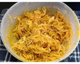 A picture of step 3 of Crispy Onion bhajiyas.