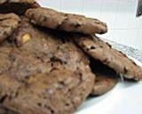 Keserűcsokoládés korong (Cookies) recept fázis 5 fotója