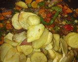 A picture of step 3 of Sweet potato stir fry.