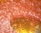 A picture of step 4 of Schezwan Chutney.