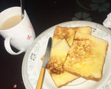A picture of step 3 of Pan toasted bread🍞.