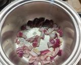 A picture of step 1 of Pumpkin Risotto.