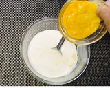A picture of step 3 of Baked Mango Yoghurt.