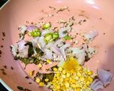 A picture of step 2 of Tomato Rice with a twist.