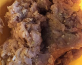 Foto del paso 2 de la receta: Albóndigas de pollo con manzana y queso Mahón en salsa roja