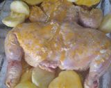 Foto del paso 4 de la receta: Pollo a la mostaza y vino en cocción lenta con papa y cebolla