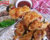 A picture of step 5 of Pizza Skewers.