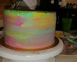 Szivárványtorta recept fázis 6 fotója