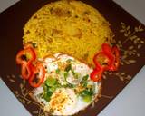 Stir fried rice with minced meat and sunny side up egg recipe step 4 photo