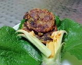 A picture of step 4 of Pumpkin flower tikki.