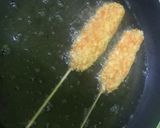 Foto langkah ke 4 dari resep Corn Dog Mozarella.