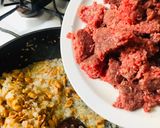 A picture of step 4 of Lebanese Fried Kibbeh.