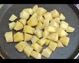 A picture of step 1 of Shakarkandi ki Chaat.