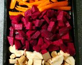 A picture of step 4 of Baked veggies & hummus 🥕🍠🥔.