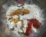 A picture of step 1 of Millet coin tikki.