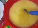 Polenta al microondas con Tuco de no pollo