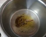 A picture of step 2 of Hyderabadi khichdi (red gram khichdi).