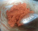 A picture of step 3 of Carrot barfi with khoya.