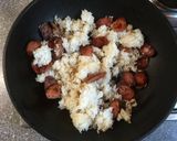 青椒香腸炒飯的食譜步驟4照片
