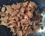 A picture of step 3 of Vegan “tuna” pasta salad.