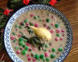 Gambar langkah 5 resipi Bubur Candil Durian.