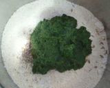 A picture of step 4 of Spinach malpua.