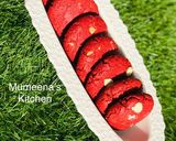 A picture of step 8 of Redvelvet cookies.