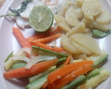 Foto del paso 8 de la receta: Filete de pescado al cilantro con verduras