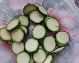 A picture of step 2 of Cold Pasta with Zucchini and Smoked Salmon.
