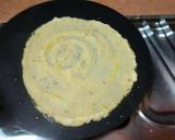 A picture of step 5 of Mung Dal Chilla.