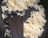 A picture of step 1 of Paneer -rice laddu.
