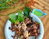 Hình bước làm 3 của món Ếch Nướng Chao
