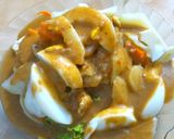 Foto langkah ke 4 dari resep Gado - Gado Siram Surabaya (With fiber creme) (Porsi Banyak).