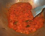 A picture of step 5 of Palak Aloo.