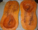 Foto del paso 1 de la receta: Zapallo anco relleno