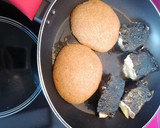 Foto del paso 5 de la receta: Bocadillo de lomo con queso membrillo y algas