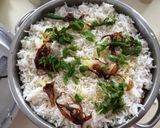A picture of step 15 of Vegetable Dum Biryani.