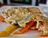 Foto del paso 3 de la receta: TORTILLA ZUCCHINI🥒🥕Forrada con Queso🧀Colby Jack...!