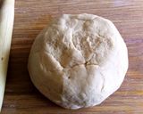 A picture of step 2 of Wheat flour roomali roti.