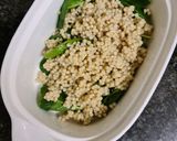 A picture of step 5 of Pearl couscous salad.