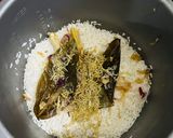 Foto langkah ke 5 dari resep Nasi Liwet Teri Rice Cooker.