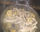 A picture of step 6 of Easy Lemon Pork Strips.