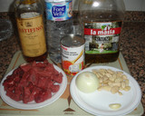 Foto del paso 1 de la receta: Ternera en salsa de almendras