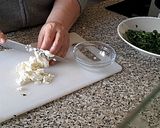 Foto del paso 7 de la receta Pan Árabe con relleno de espinacas y queso