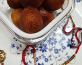 A picture of step 7 of Gulab jamun from milk powder.